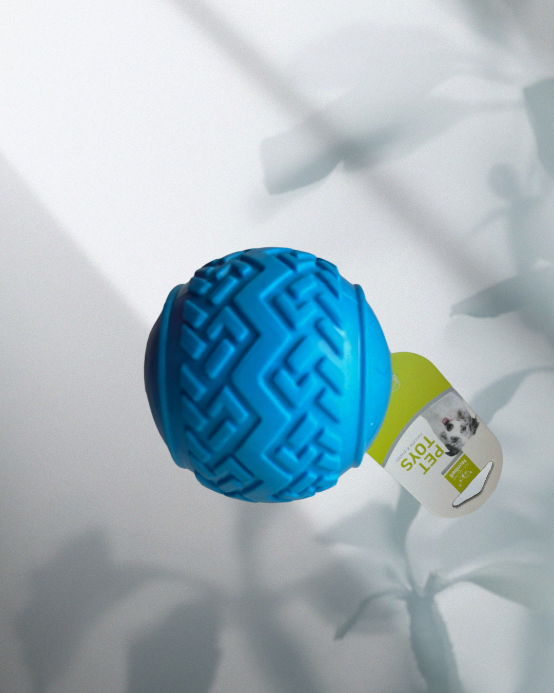 Velký gumový míček s rolničkou