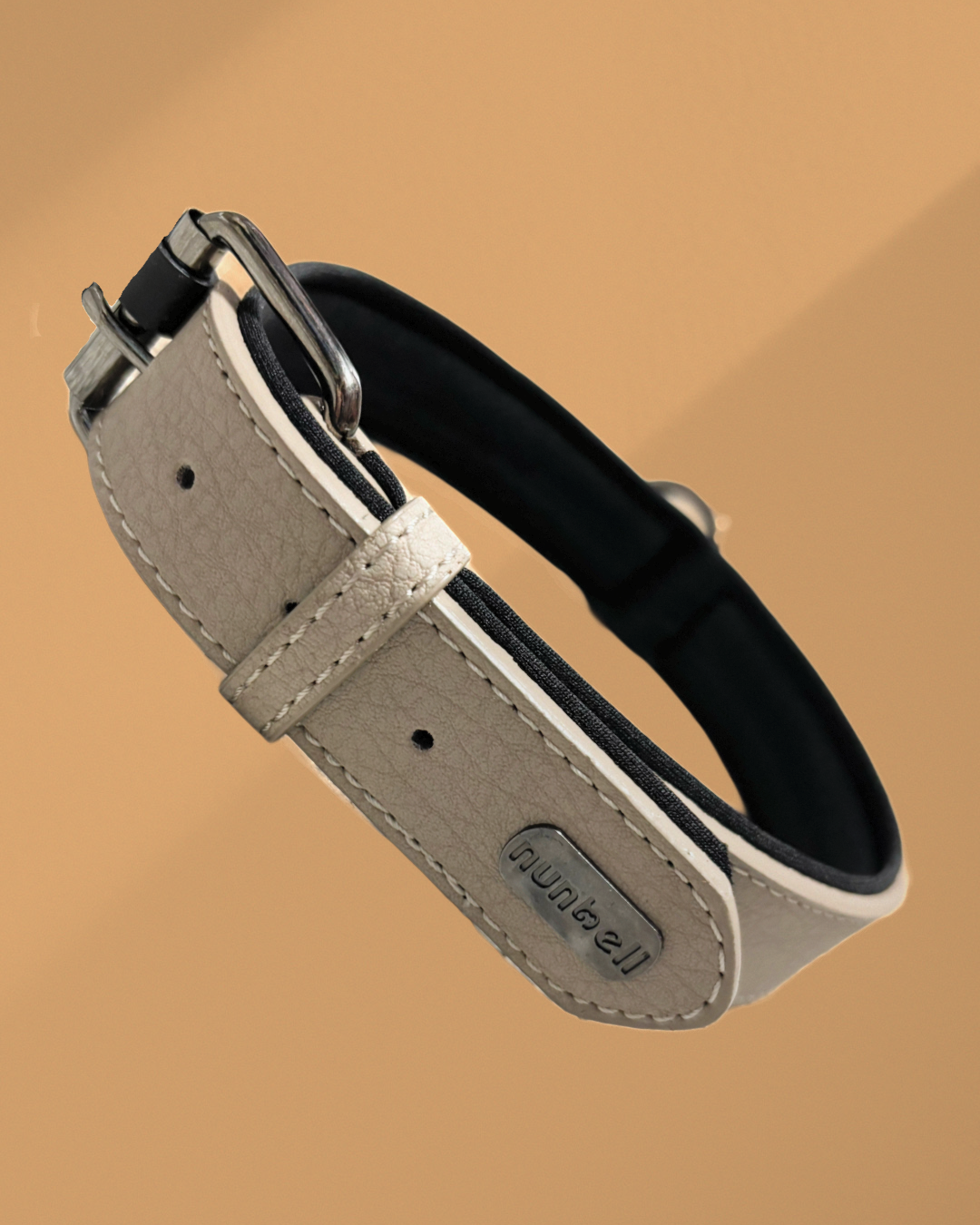 Lehký obojek imitace kůže