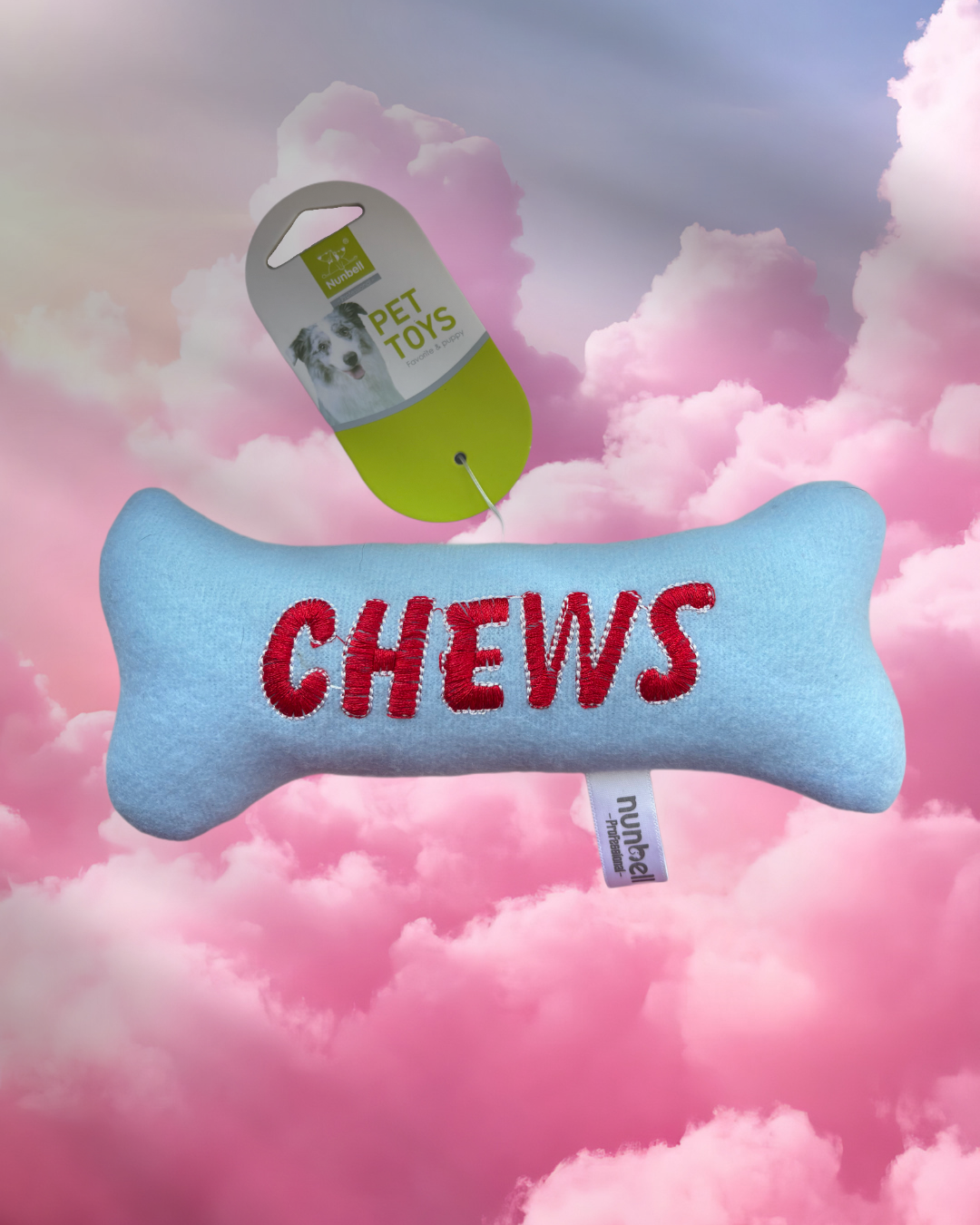 Plyšová hračka s pískátkem Kostička