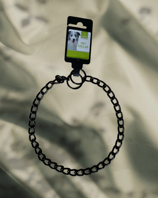 Signature šperk Černý obojek jako doplněk - L užší