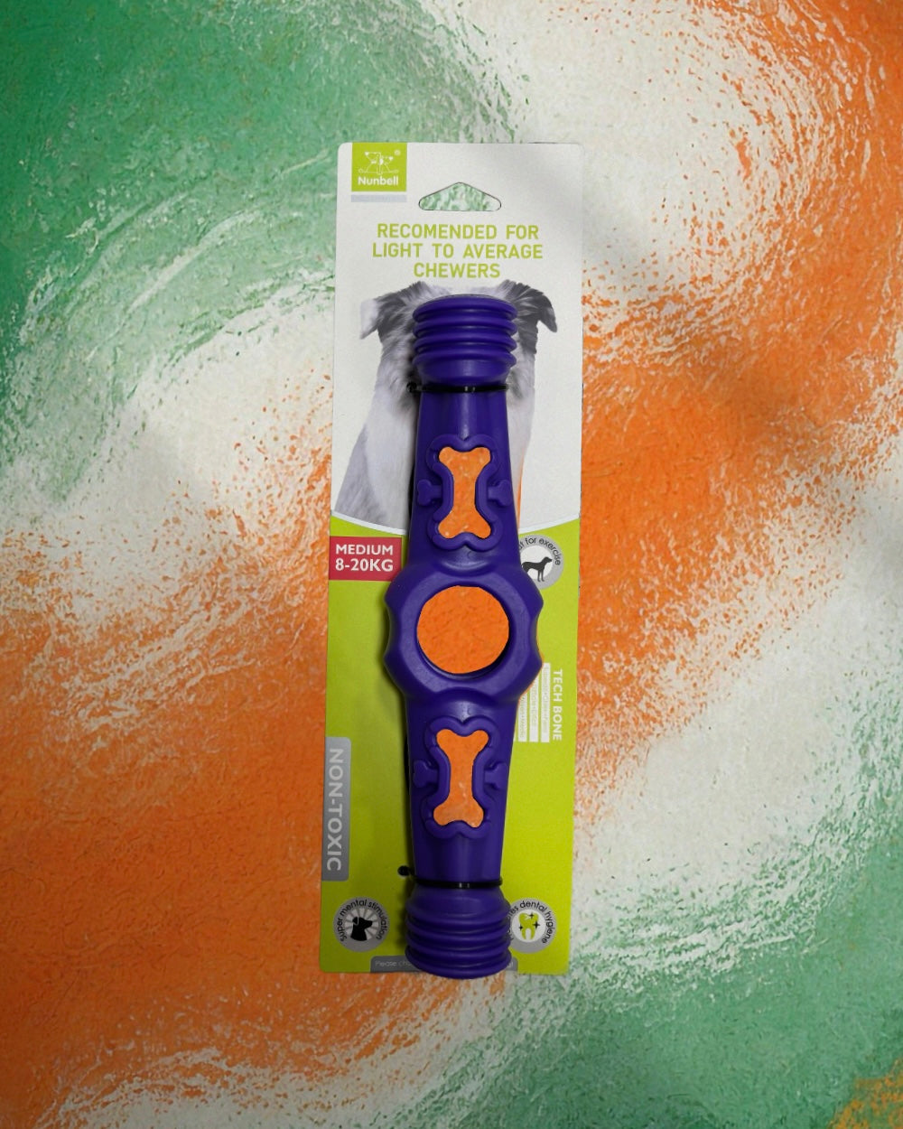 Žvýkací puzzle hračka na čištění zoubků a zabavení