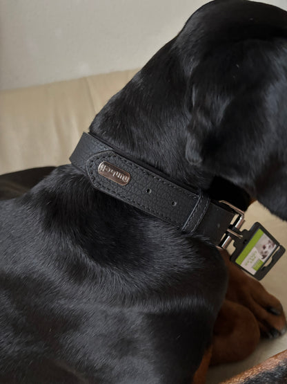 Lehký obojek imitace kůže