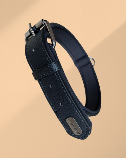 Lehký obojek imitace kůže