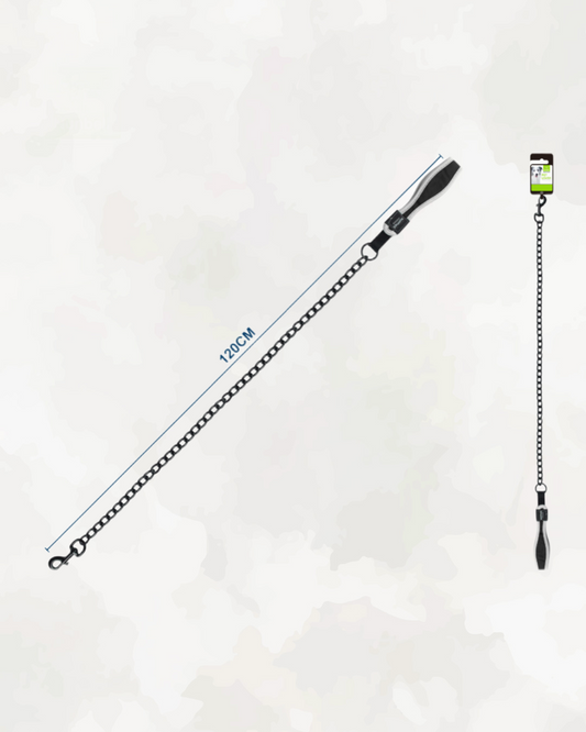 Kovové černé vodítko