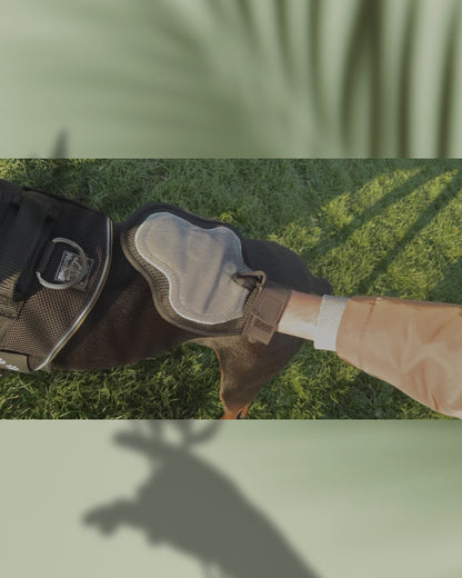 Oboustranná rukavice s velurem na vyčesávání